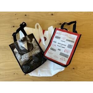 Lululemon Reusable Shopping Tote Bag Totes Lot of 3- 1 Large & 2 Small